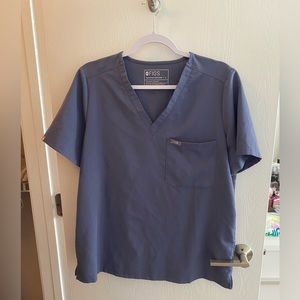 Figs- Space Navy - 1 pocket catalina scrub top